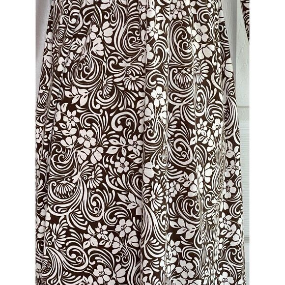 Vintage Forever 21 Brown Floral Dress Size Medium - Picture 3 of 5